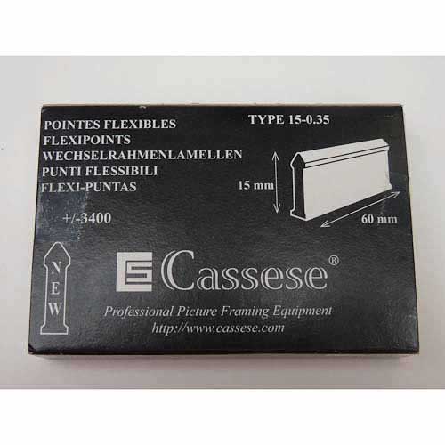 Lamelles noires 15 mm Flexigun Les 3.400 Lamelles noires 15 mm Flexigun Les 3.400