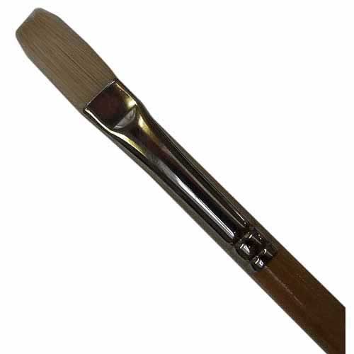 Pinceau Soies cambrées brosse plate n°6 Pinceau Soies cambrées brosse plate n°6
