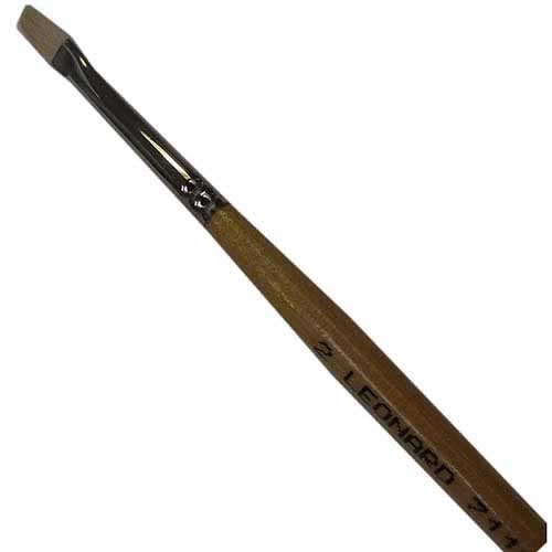 Pinceau Soies cambrées brosse courte carrée n°2 Pinceau Soies cambrées brosse courte carrée n°2