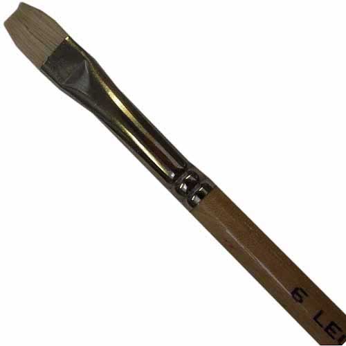 Pinceau Soies cambrées brosse courte carrée n°6 Pinceau Soies cambrées brosse courte carrée n°6