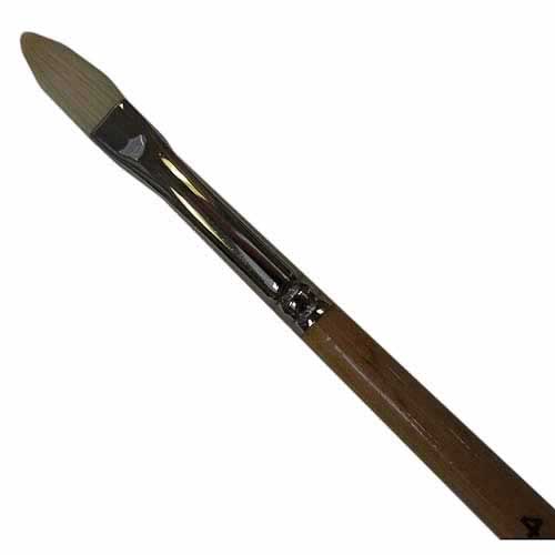 Pinceau Soies cambrées brosse usée bombée n°4 Pinceau Soies cambrées brosse usée bombée n°4