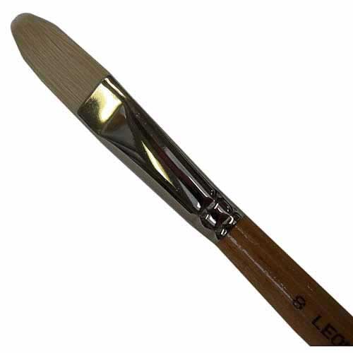 Pinceau Soies cambrées brosse usée bombée n°8 Pinceau Soies cambrées brosse usée bombée n°8