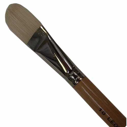 Pinceau Soies cambrées brosse usée bombée n°10 Pinceau Soies cambrées brosse usée bombée n°10