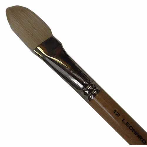 Pinceau Soies cambrées brosse usée bombée n°12 Pinceau Soies cambrées brosse usée bombée n°12