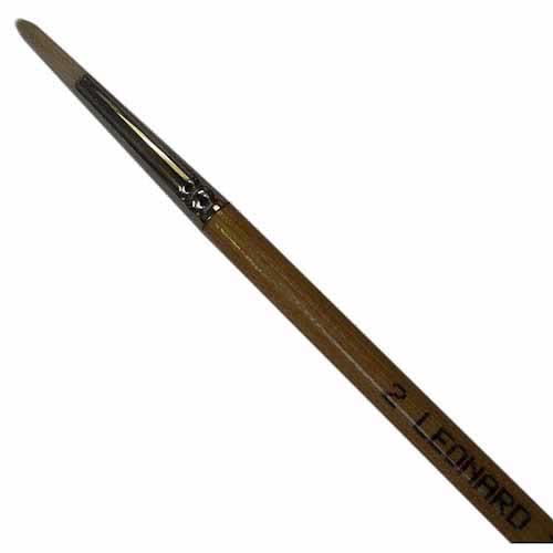 Pinceau Soies cambrées brosse ronde n°2 Pinceau Soies cambrées brosse ronde n°2