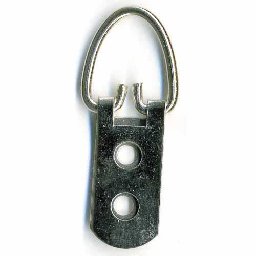 Attache acier 2 trous 16 x 57 mm les 50 Attache acier 2 trous 16 x 57 mm les 50