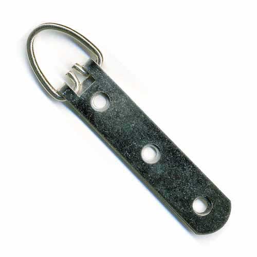Attache acier 3 trous 16 x 94 mm les 50 Attache acier 3 trous 16 x 94 mm les 50
