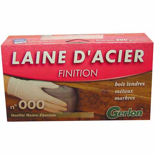 Laine acier 000 - 0 - 2 200 g