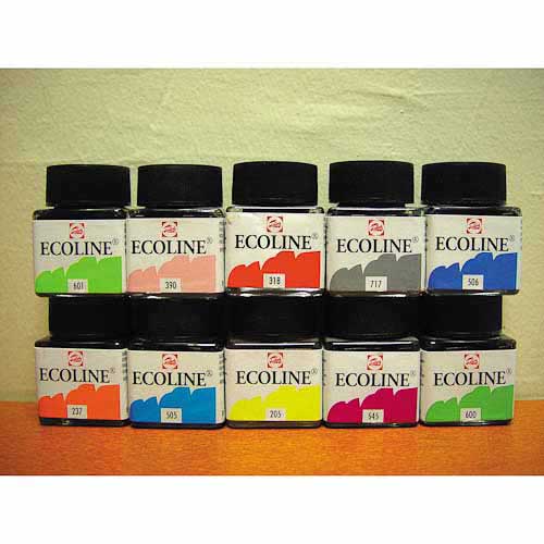 Ecoline or Flacon de 30 ml Ecoline or Flacon de 30 ml