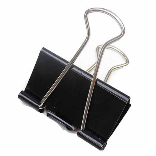 Pinces double clips J.51 (25mm x 51mm) les 12 Pinces double clips J.51 (25mm x 51mm) les 12
