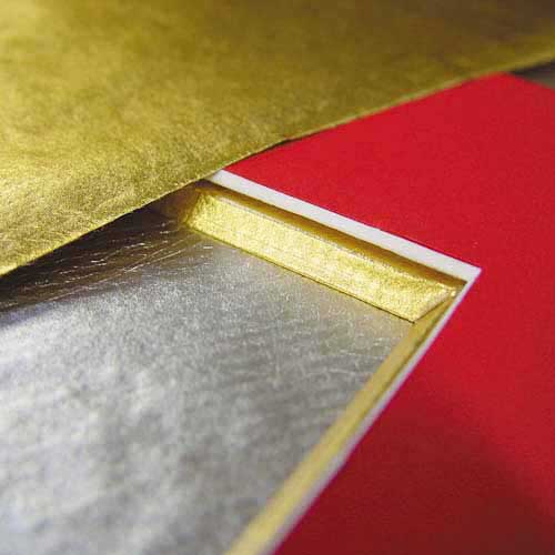 Feuille aluminium sur kraft 65x100 Feuille aluminium sur kraft 65x100