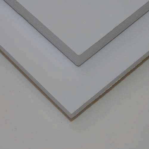 Carton plume 10 mm BLANC / AME BLANCHE 100 cm x 140 cm