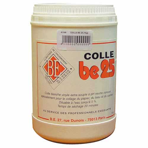 Colle BE 25 papier et tissu 1 kg Colle BE 25 papier et tissu 1 kg
