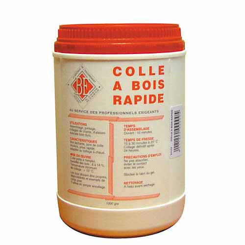 Colle bois BE colle rapide 1 kg