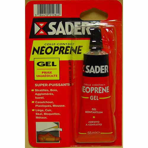 Colle SADER contact neoprène 55ml Colle SADER contact neoprène 55ml