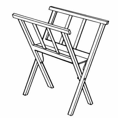 Porte-cartons pliant Porte-cartons pliant