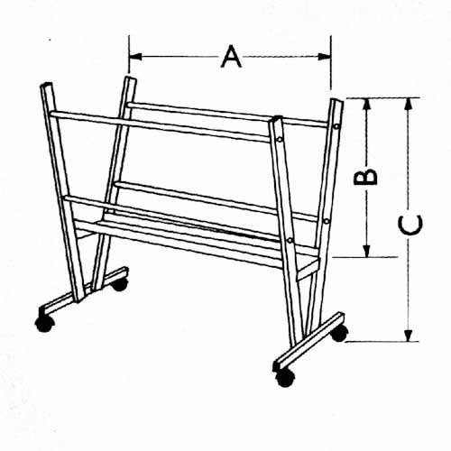 Porte-cartons métallique gm100