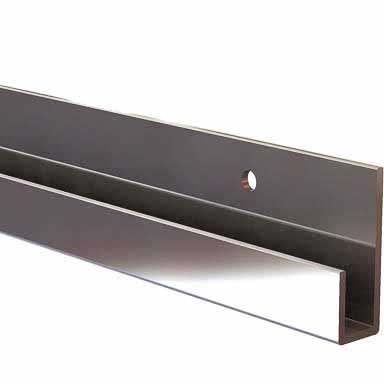 Rail alu brut 1m Rail alu brut 1m